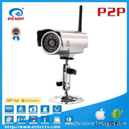 H.264 megapixel plug and play outdoor wireless security camera